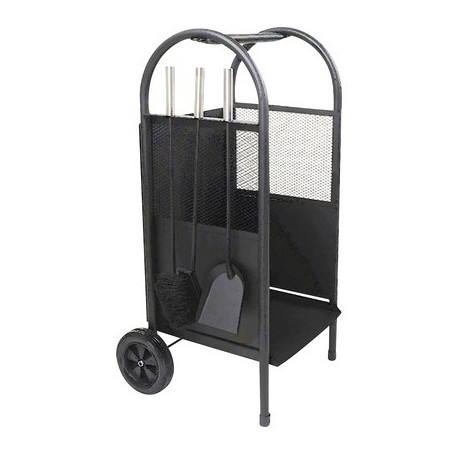 Kôš na drevo v kombinácii s krbovým náradím LIENBACHER 21.02.756.2