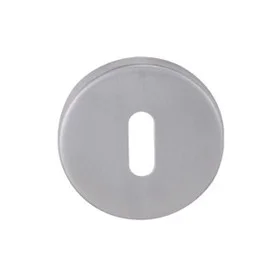 MP - Rosette - R - Geschliffen edelstahl