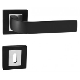 Handle CYNTHIA - HR - Black matt / Polished chrome