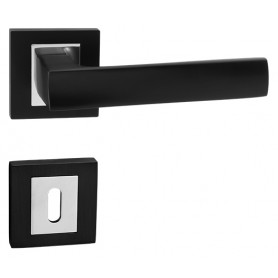 Handle HOLLY - HR - Black matt / Polished chrome