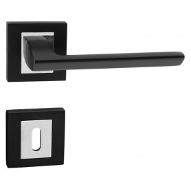 Handle JASPER - HR - Black matt / Polished chrome