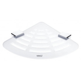 Sklenená rohová polica s držiakmi IXI NIMCO KIBO Ki X211-26