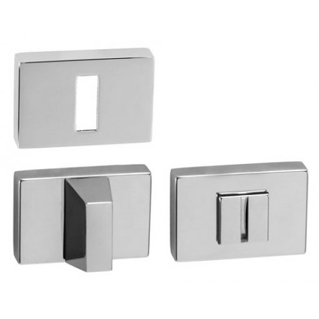 Rosette TUPAI - RT - Polished chrome