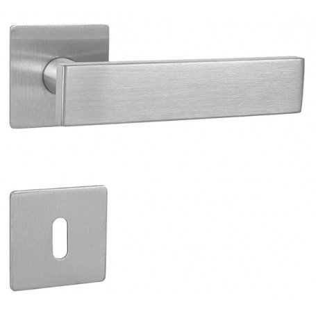 Door handle MP APOLO - HR 3SM - Brushed stainless steel