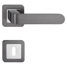 Türgriff METAL-BUD RIO - HR - OC / G - Chrom glänzend / Graphit