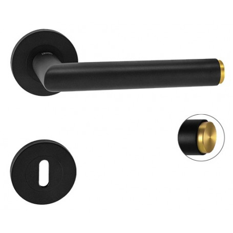 Handle Griffwerk LUCIA SELECT - R - Black matt / brass
