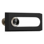 Door Viewer with label AXA - OMEGA 2 - Black matt