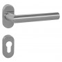 Door handle MP FAVORIT - UOR - Brushed stainless steel