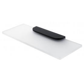 Glass shelf with bracket NIMCO NIKAU BLACK NKC 30091B-30-90