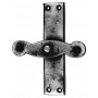 Window handle with mechanism LIENBACHER RUSTIK 402 - Forged gray