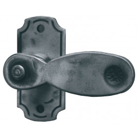 Window half olive LIENBACHER RUSTIK 401 - Forged gray