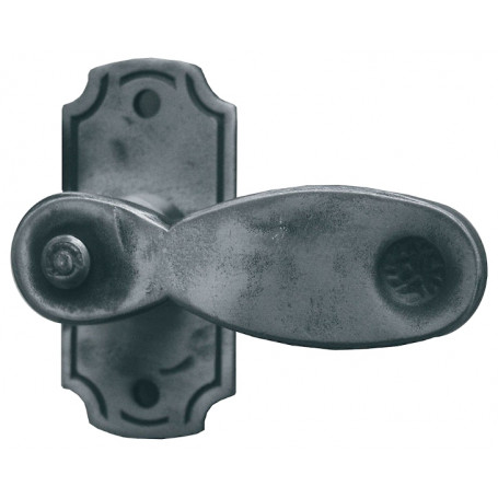 Window half olive LIENBACHER RUSTIK 401 - Forged gray