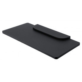 Sklenená polica s držiakom IXI NIMCO NIKAU BLACK NKC X320-C-90
