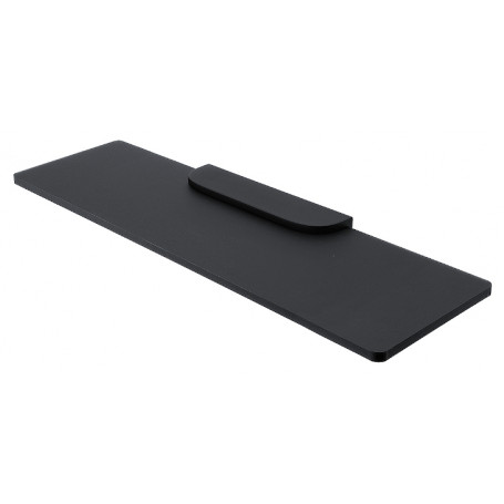 Sklenená polica s držiakom IXI NIMCO NIKAU BLACK NKC X350-C-90