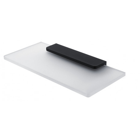 Glass shelf with bracket NIMCO MAYA BLACK MAC 29091B-20-90