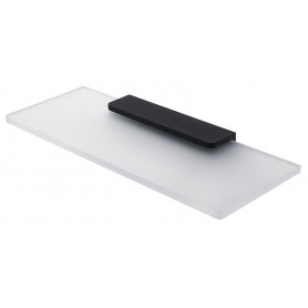 Glass shelf with bracket NIMCO MAYA BLACK MAC 29091B-30-90