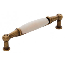 Furniture handle ALEXANDRA - Patina on brass