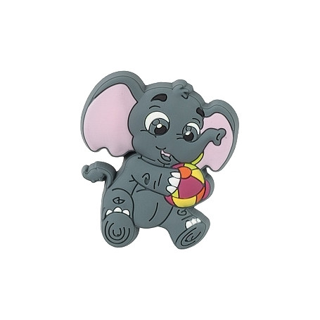Children furniture handle ELEPHANT WITH BALL