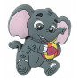 Children furniture handle ELEPHANT WITH BALL