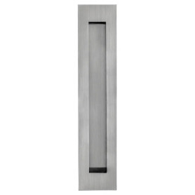 Shell for sliding door TUPAI 2639 - Brushed stainless steel