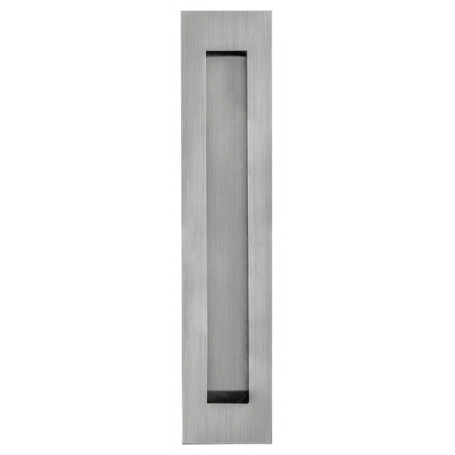 Shell for sliding door TUPAI 2639 - Brushed stainless steel