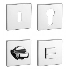 Rosette APRILE - HR 7S - Polished chrome