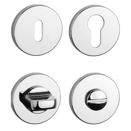 Rosette APRILE - R 7S - Polished chrome