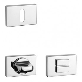 Rosette APRILE - RT 7S - Polished chrome