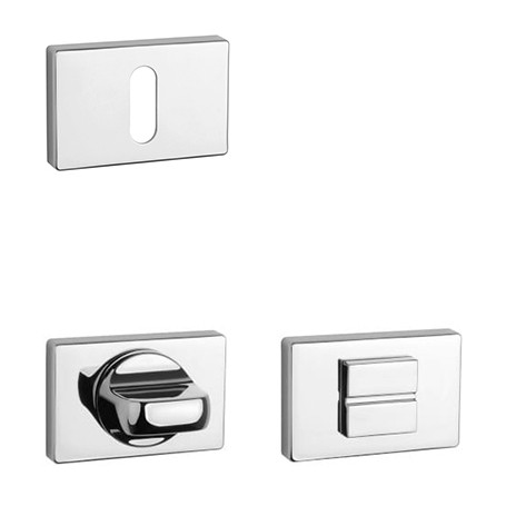 Rosette APRILE - RT 7S - Polished chrome