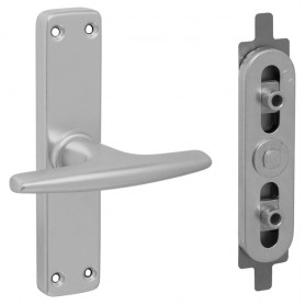 Window handle with mechanism LUCIA - Silver matt)