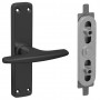 Window handle with mechanism LUCIA - Black matt
