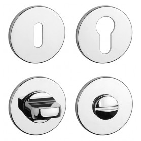 Rosette APRILE - R 5S - Polished chrome