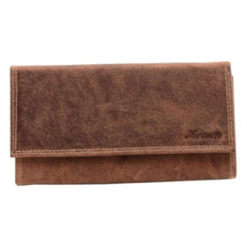 Leather euro wallet MERCUCIO
