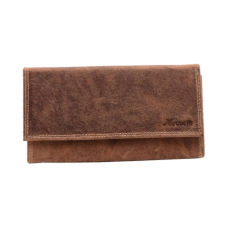 Leather euro wallet MERCUCIO