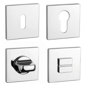 Rosette APRILE - HR 5S - Polished chrome