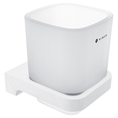 Cup for toothbrushs NIMCO MAYA WHITE MAB 29058C-05