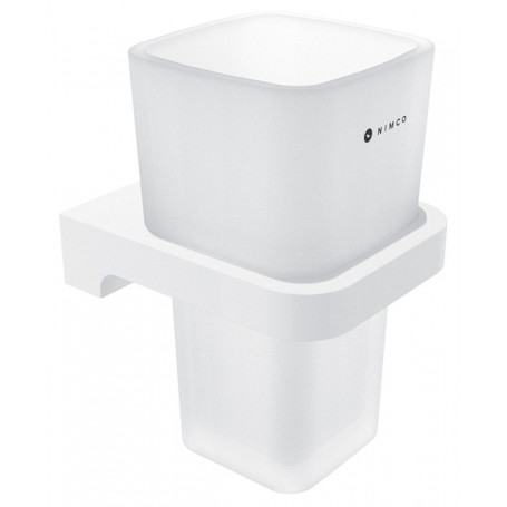 Pohár na zubné kefky NIMCO MAYA WHITE MAB 29058H-05