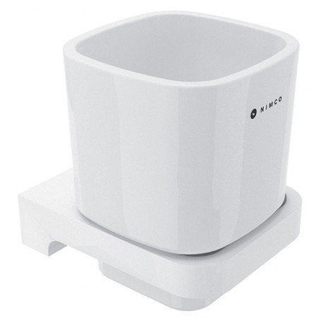 Kubek do mycia zębów NIMCO MAYA WHITE MAB 29058K-05