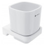 Cup for toothbrushs NIMCO MAYA WHITE MAB 29058K-05