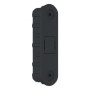 Counterplate for magnetic lock AGB ALU-TOUCH (aluminum) - Black matt