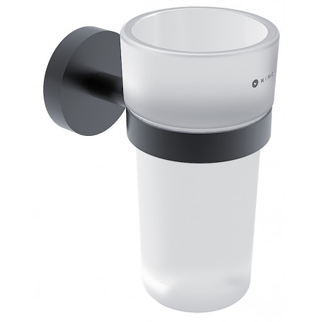 Cup for toothbrushs NIMCO UNIX BLACK