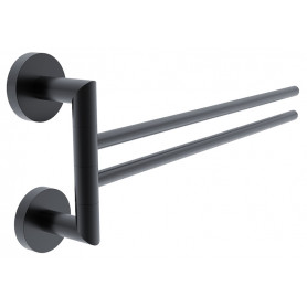 Towel holder with swing arm NIMCO UNIX BLACK
