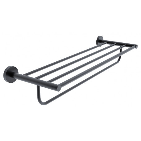Handtuch Regal mit Halter NIMCO UNIX BLACK