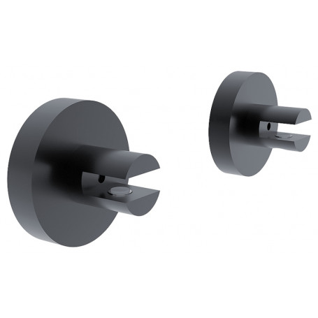 Glasregal-Halterung NIMCO UNIX BLACK