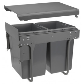 Pull out trash bin GTV - PRACTI ECO 400 DOOR