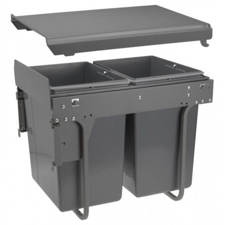 Pull out trash bin GTV - PRACTI ECO 400 DOOR