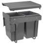 Pull out trash bin GTV - PRACTI ECO 400 DOOR