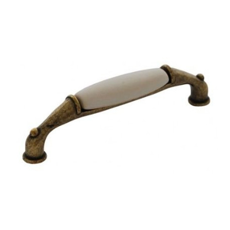Furniture handle LEONA - Patina on brass