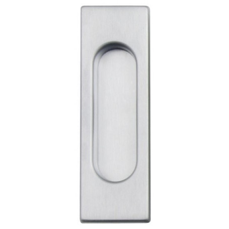 Eckig Griffmulde für Schiebetüren FIMET - Chrom geschliffen