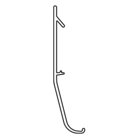 Osłona aluminiowa do systemu przesuwnego GLASS MB